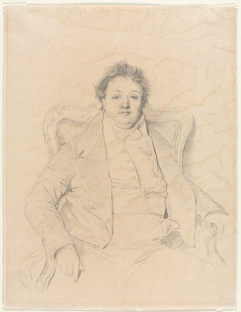 Charles Thévenin, Ingresin mukaan, 1800-luku. tekijältä Unbekannt