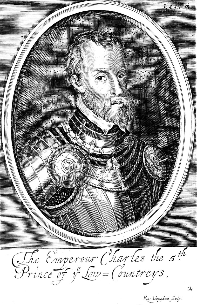 Kaarle V, Espanjan kuningas ja Pyhän Rooman keisari vuodelta 1519, 1600-luvulta tekijältä Unbekannt