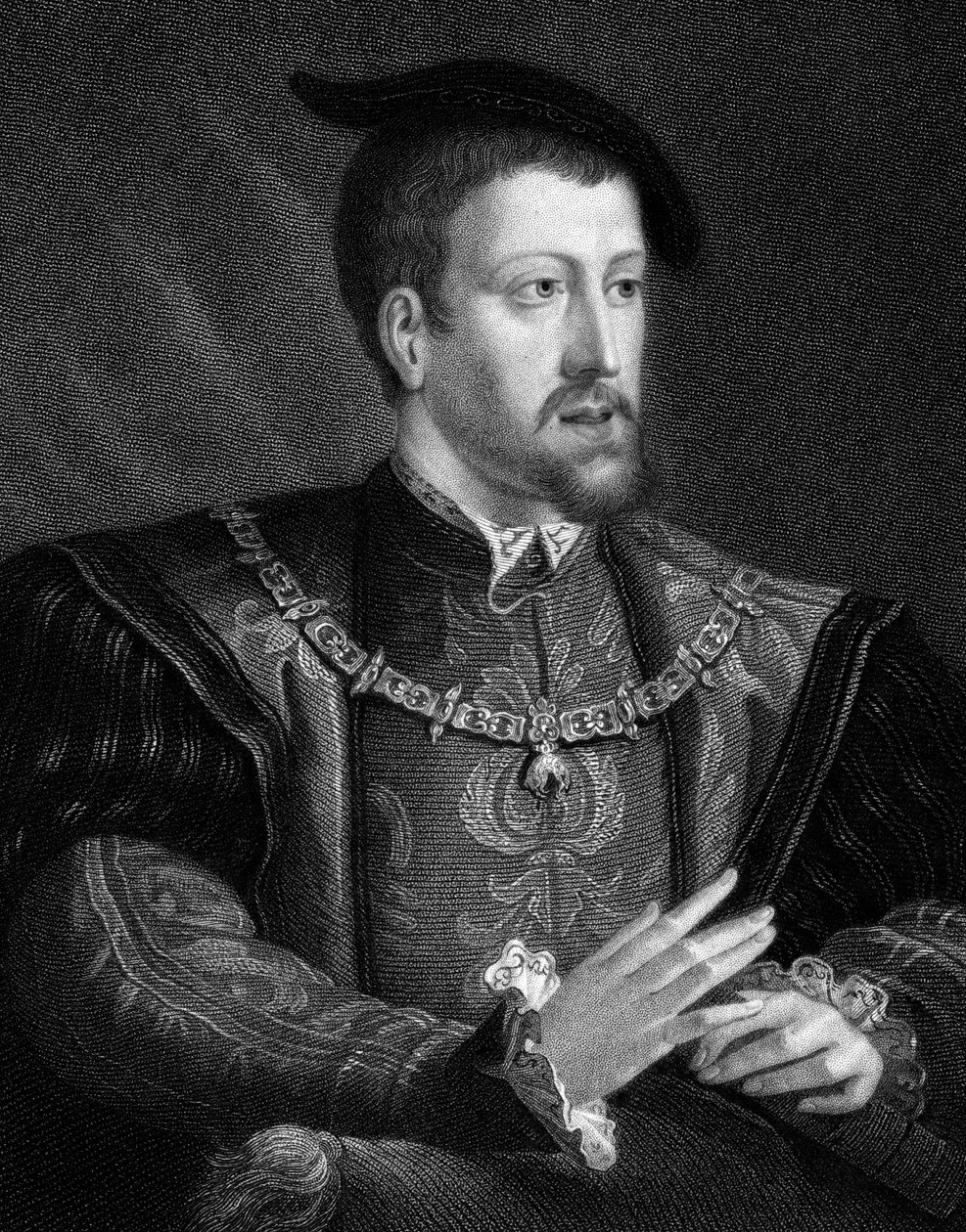 Kaarle V, Espanjan kuningas ja Pyhän Rooman keisari vuodesta 1519, 1835 tekijältä Unbekannt