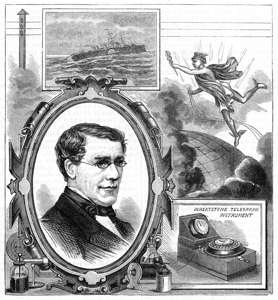 Charles Wheatstone 1802-1875, brittiläinen fyysikko, 1882 tekijältä Unbekannt