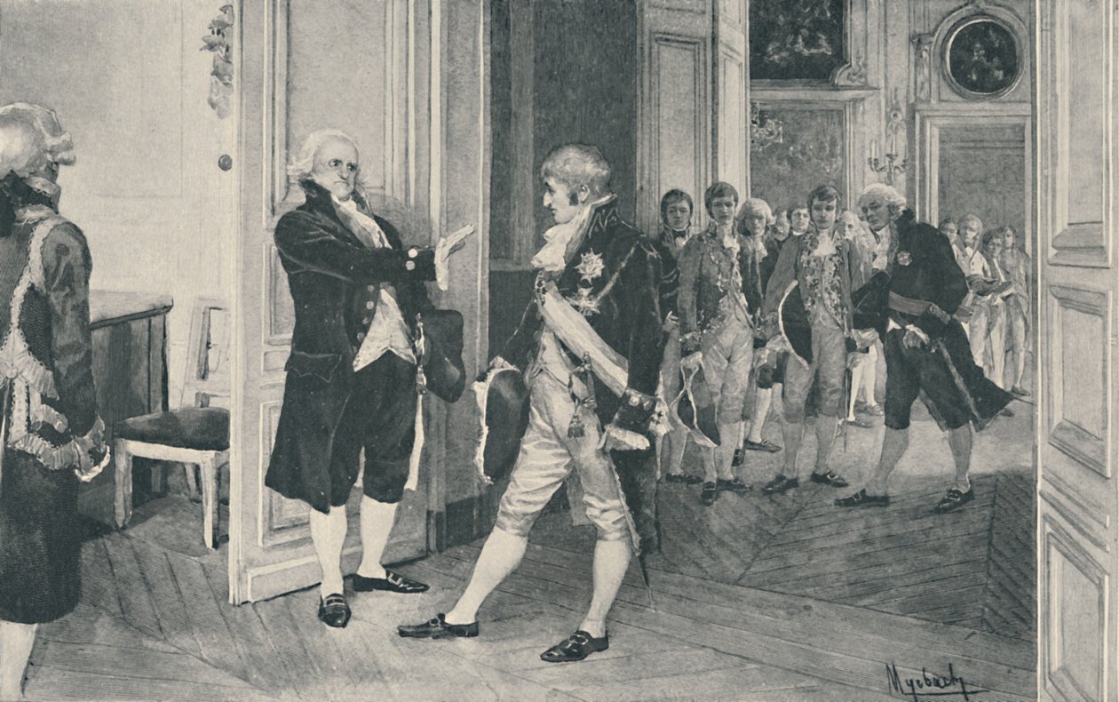 Charles ja Ferdinand Bayonnessa, 1808, 1896 tekijältä Unbekannt