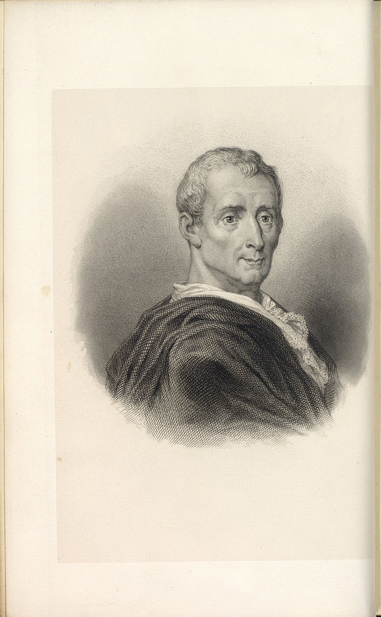 Charles de Secondat, Montesquieun paroni 1689-1755 tekijältä Unbekannt