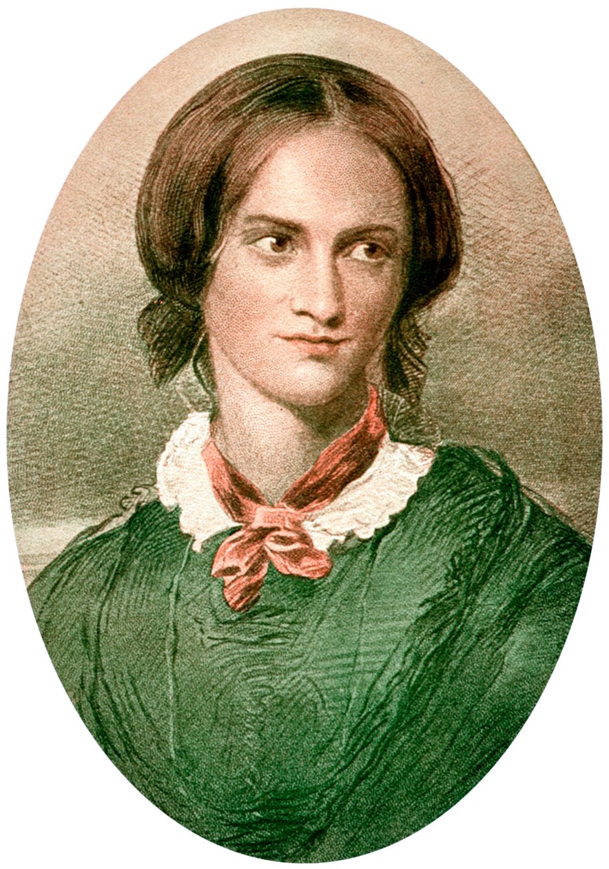 Charlotte Bronte 1816-1855, englantilainen kirjailija, 1908-1909 tekijältä Unbekannt