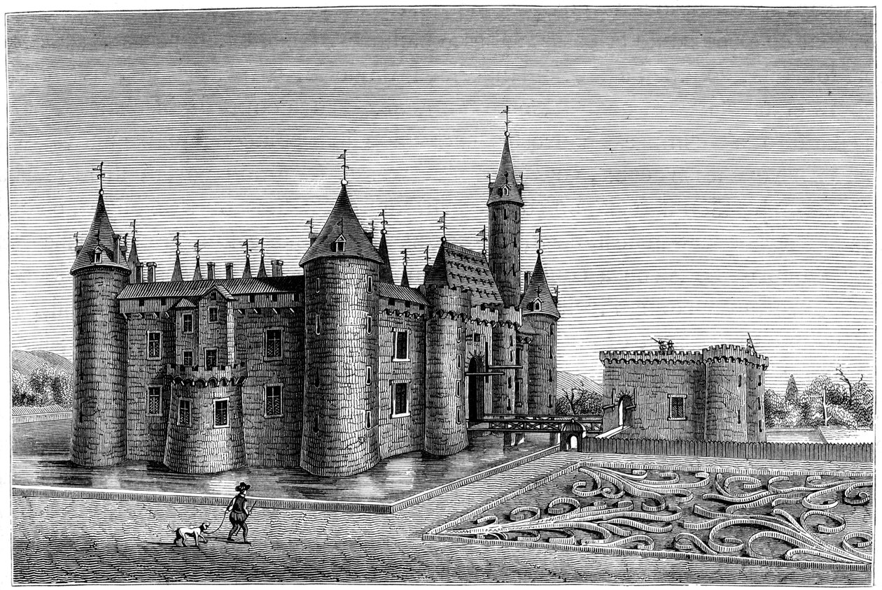 Chateau de Marcoussis, Pariisi, Ranska, 1600-luku 1849 tekijältä Unbekannt