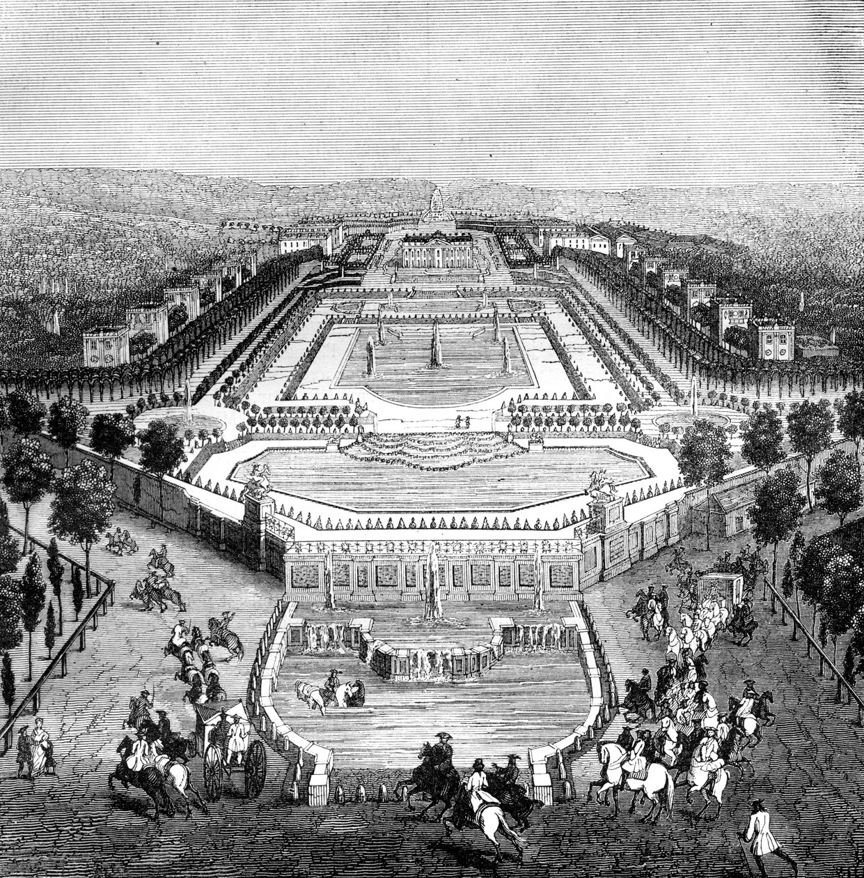Chateau de Marly, Ranska, 1722 1882-1884 tekijältä Unbekannt