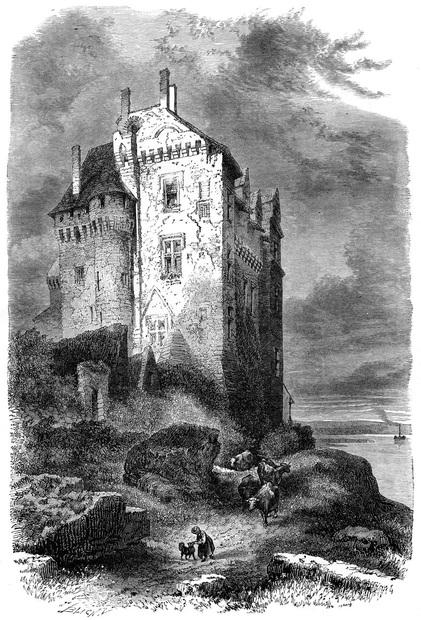 Chateau de Montsoreau, Ranska, 1400-luku 1882-1884 tekijältä Unbekannt