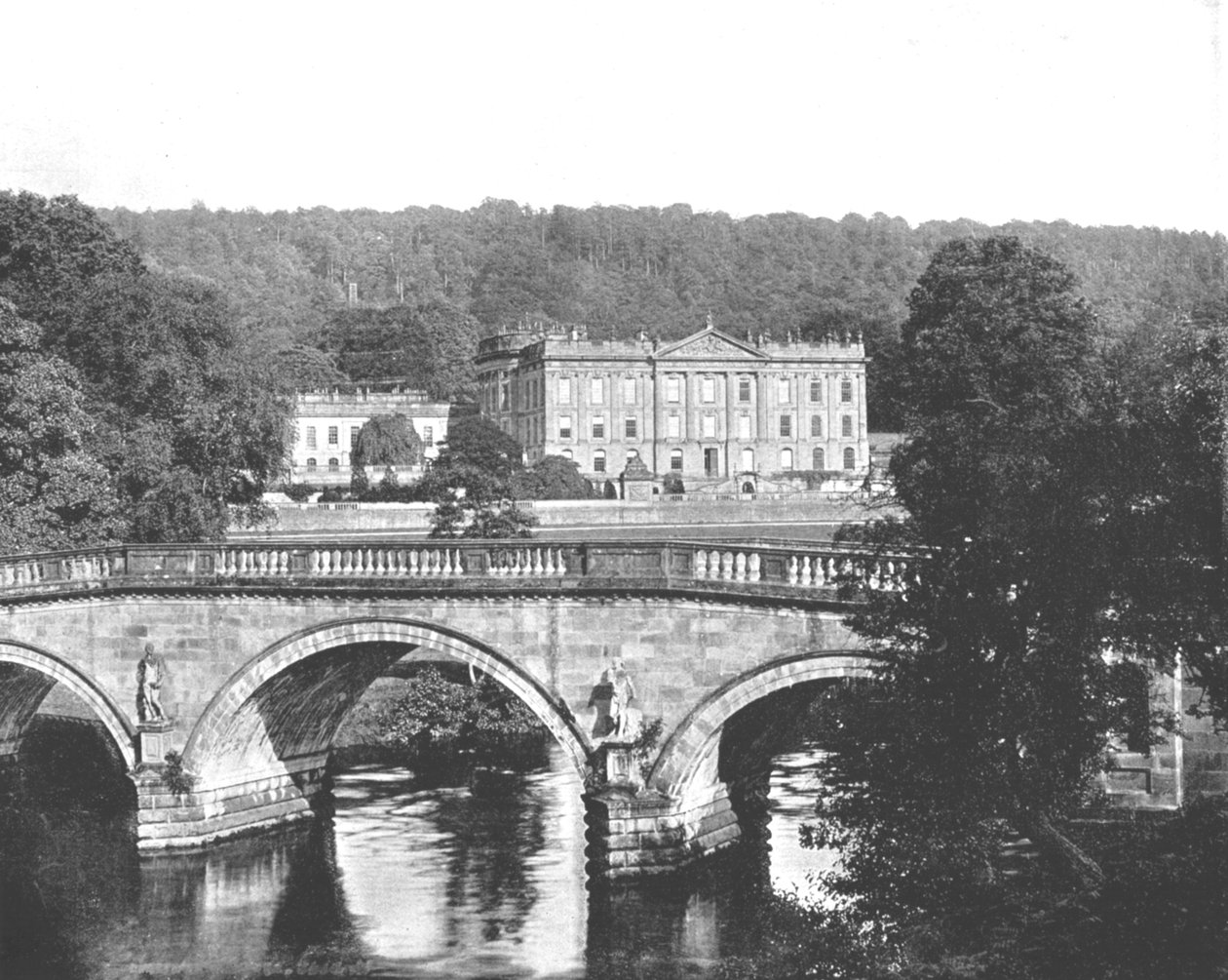 Chatsworth House, Derbyshire, 1894. tekijältä Unbekannt