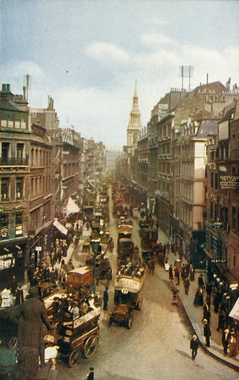 Cheapside, Lontoo, vuonna 1910. tekijältä Unbekannt