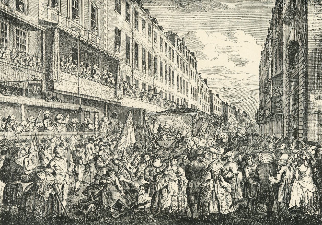 Edullinen lordi kaupunginjohtajien päivänä, 1761, 1925. tekijältä Unbekannt
