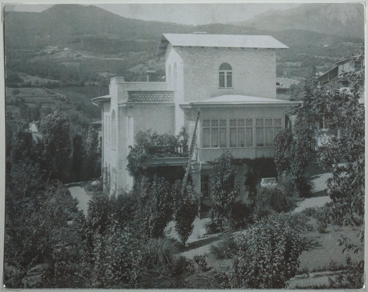 Tšehovin talo Jaltassa, 1890-luku tekijältä Unbekannt