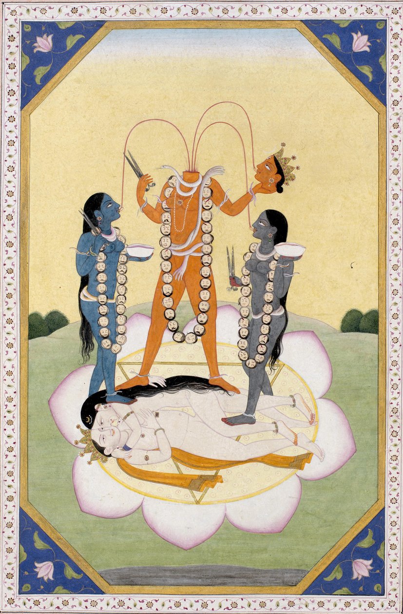 Chhinnamasta, S. 1800 tekijältä Unbekannt