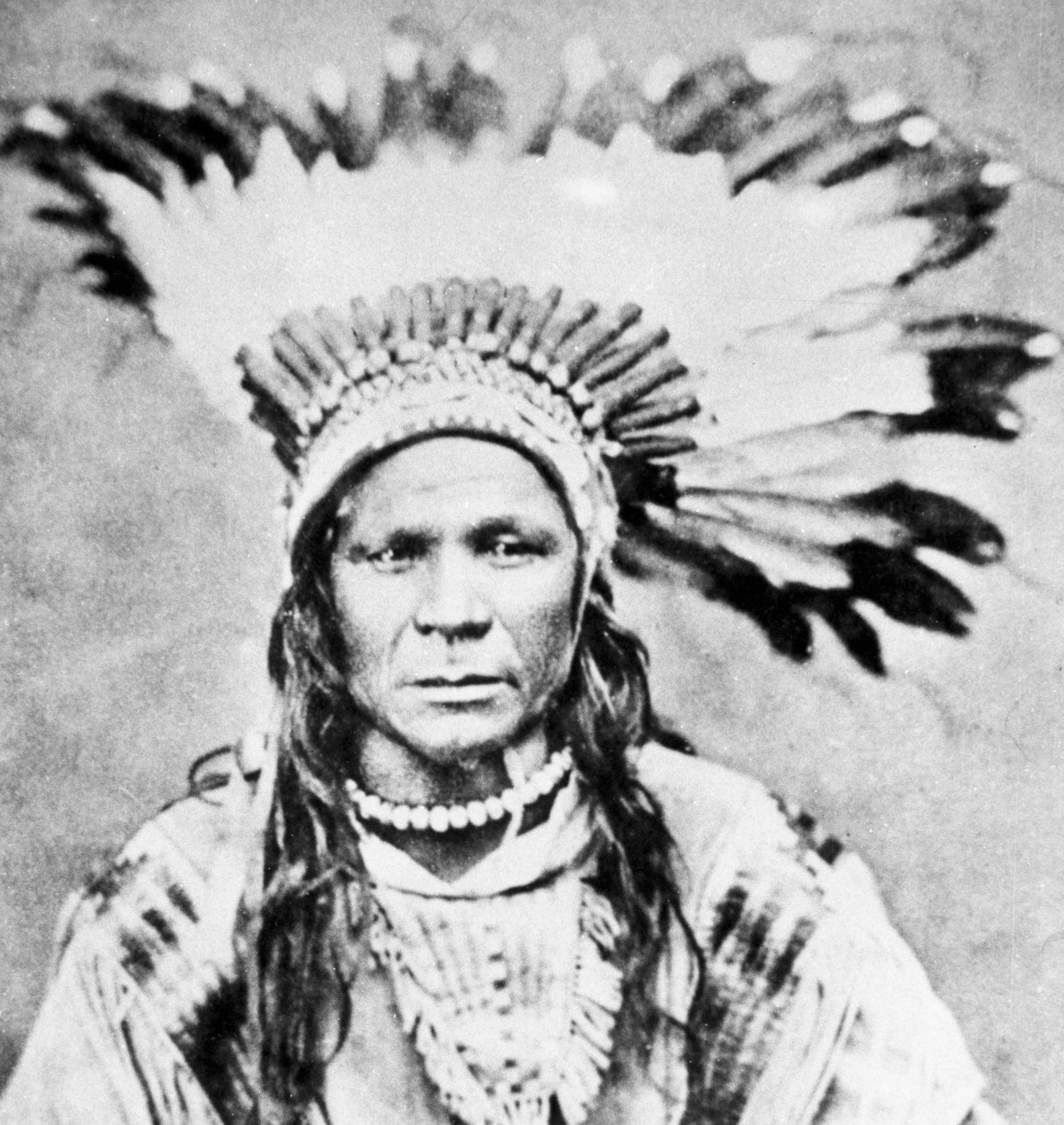 Chief Crow Fly High, c1885-90 tekijältä Unbekannt