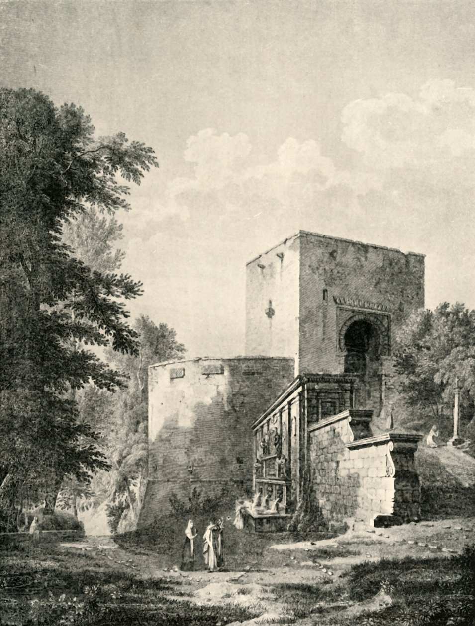 Alhambran pääportti, 1800-luku, 1907. tekijältä Unbekannt