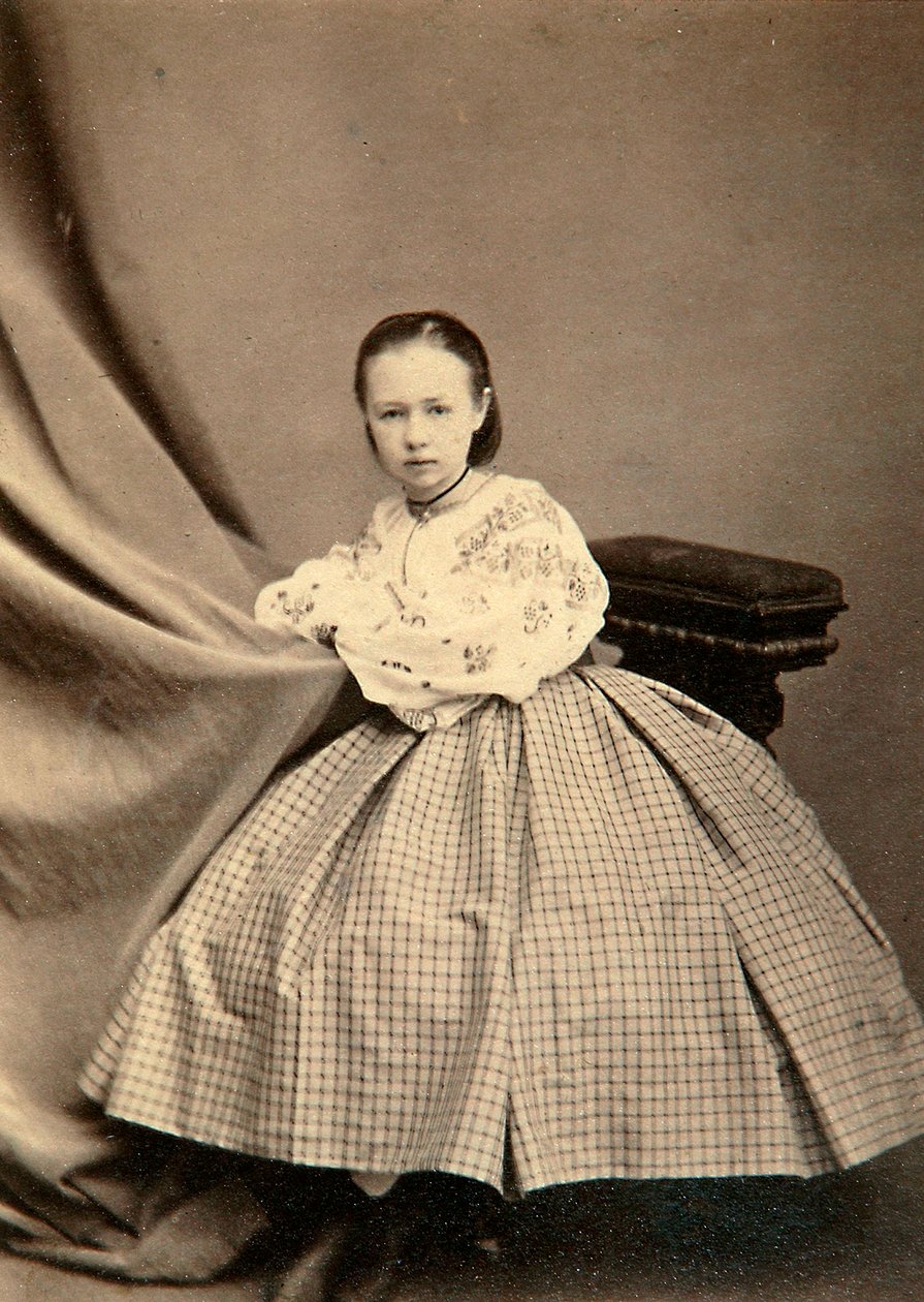 Sophia Perovskajan lapsuuden muotokuva, 1860-luku tekijältä Unbekannt