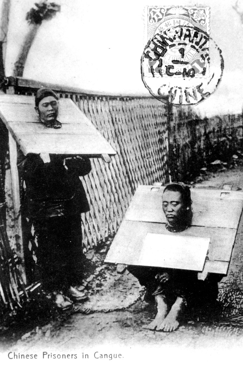 Kiinalaiset vangit canguesissa, 1910 tekijältä Unbekannt