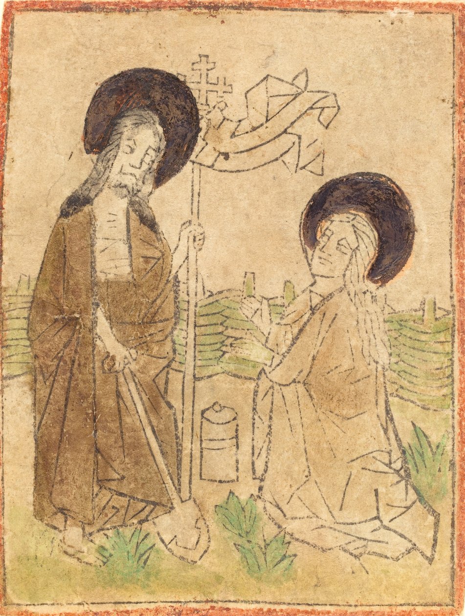 Kristus ilmestyy Maria Magdaleenalle, 14601470. tekijältä Unbekannt
