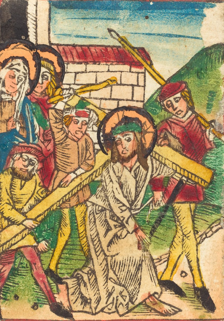 Kristus kantaa ristiä, n. 14701480. tekijältä Unbekannt