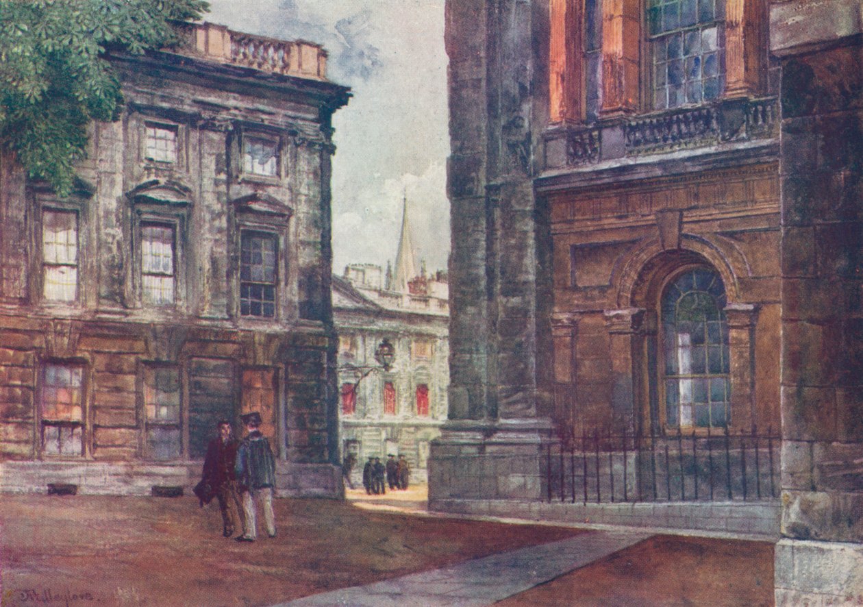 Christ Church - Peckwater Quadrangle, 1906 tekijältä Unbekannt