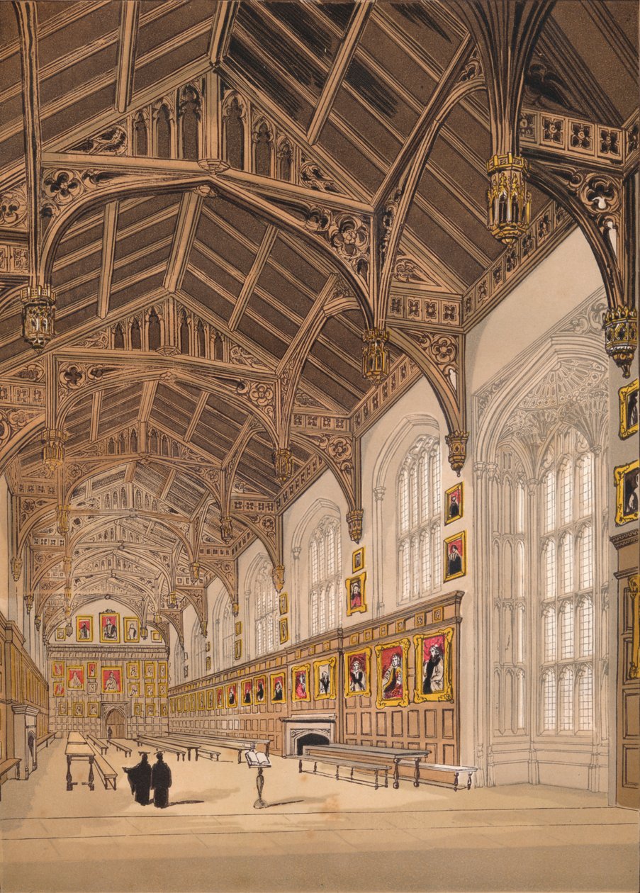 Christ Church Hall Oxford, 1845 tekijältä Unbekannt