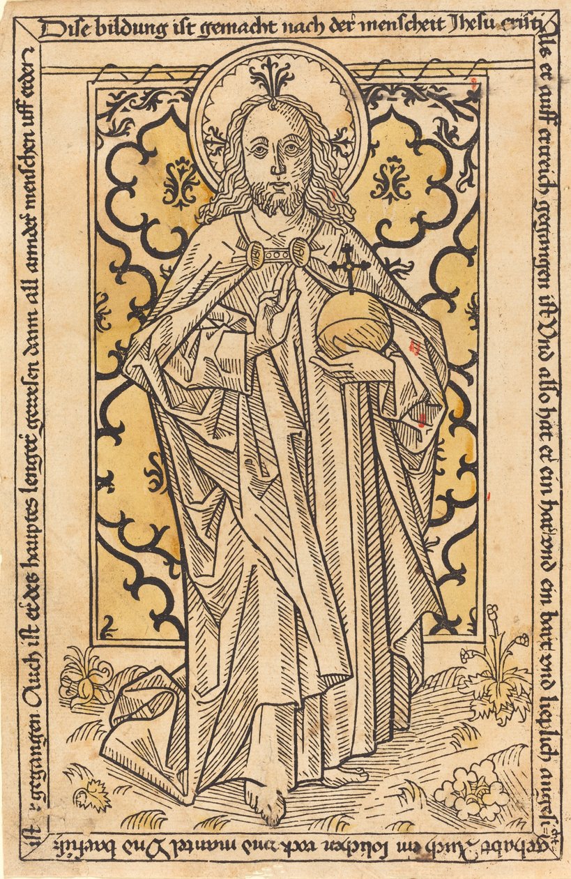 Kristus ennen Salvatorea, n. 1470. tekijältä Unbekannt