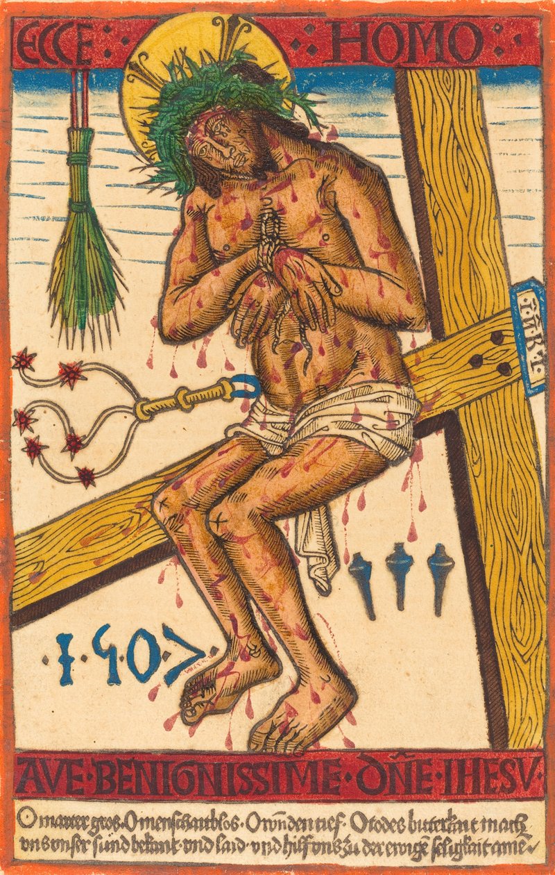 Kristus surujen miehenä, 1507. tekijältä Unbekannt