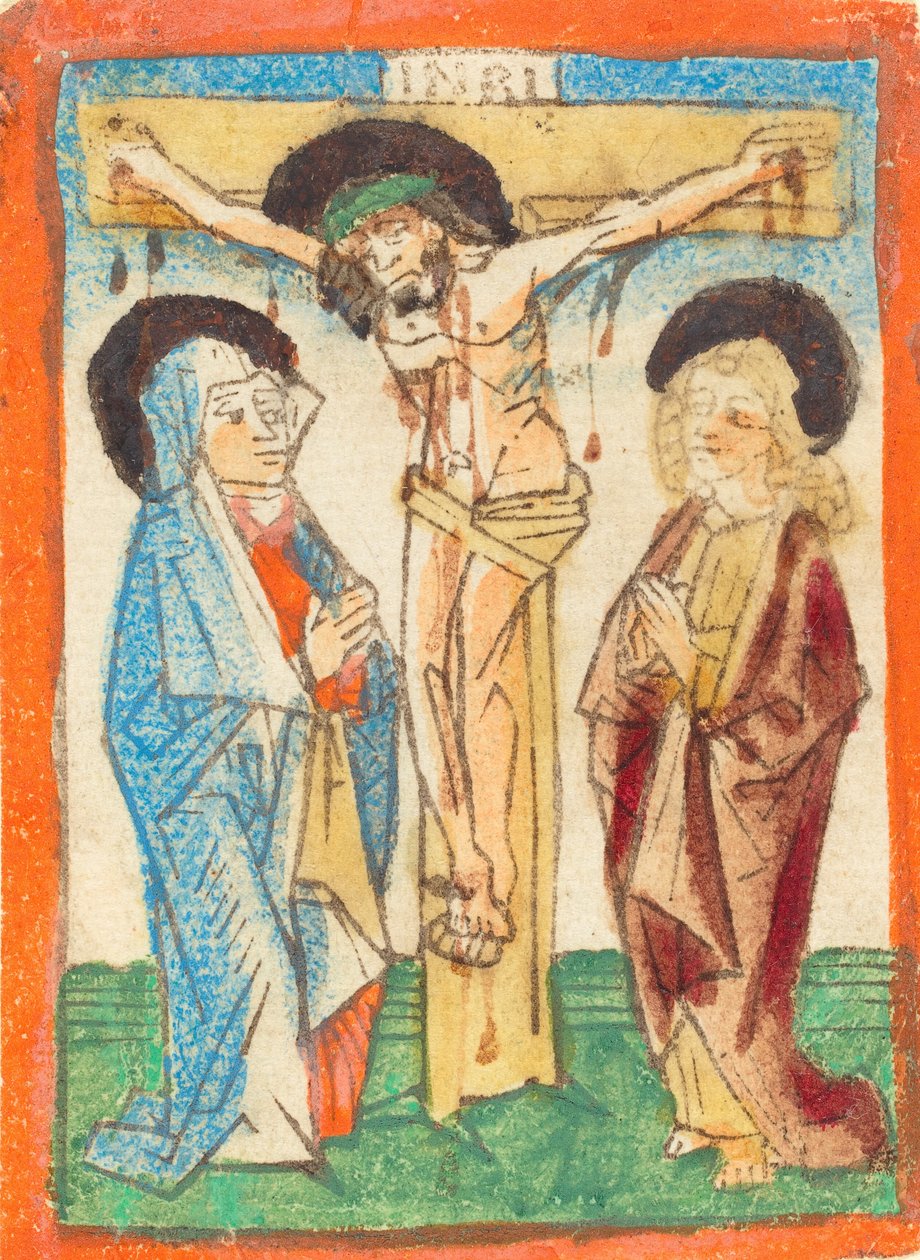 Kristus ristillä, 14701480. tekijältä Unbekannt