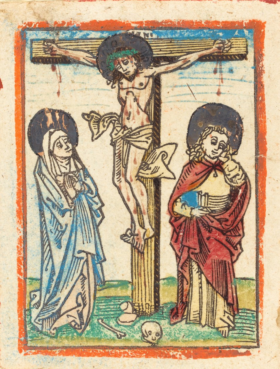 Kristus ristillä, 14801490. tekijältä Unbekannt