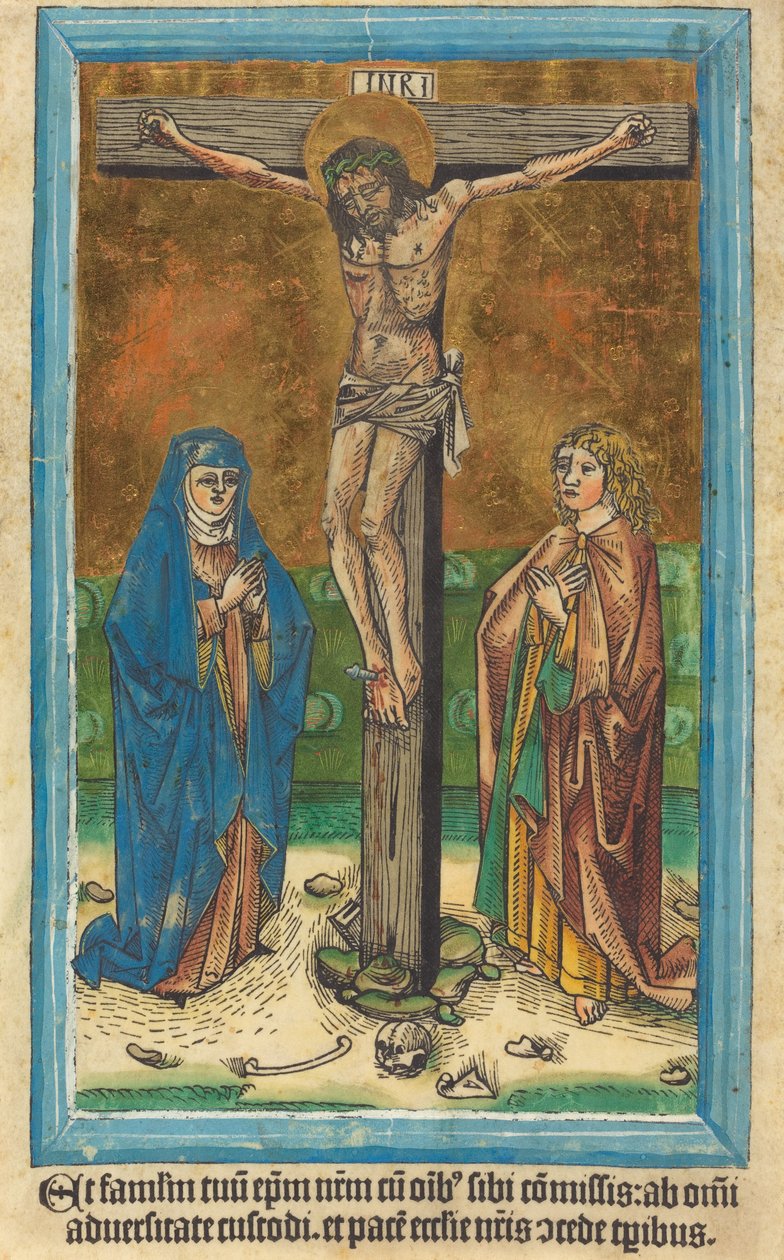 Kristus ristillä, 1485. tekijältä Unbekannt