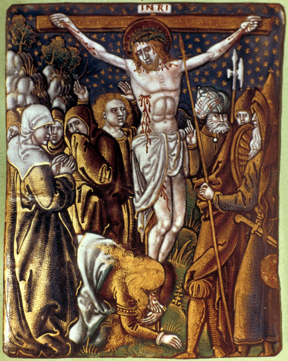 Kristus ristillä, 1500-luku tekijältä Unbekannt