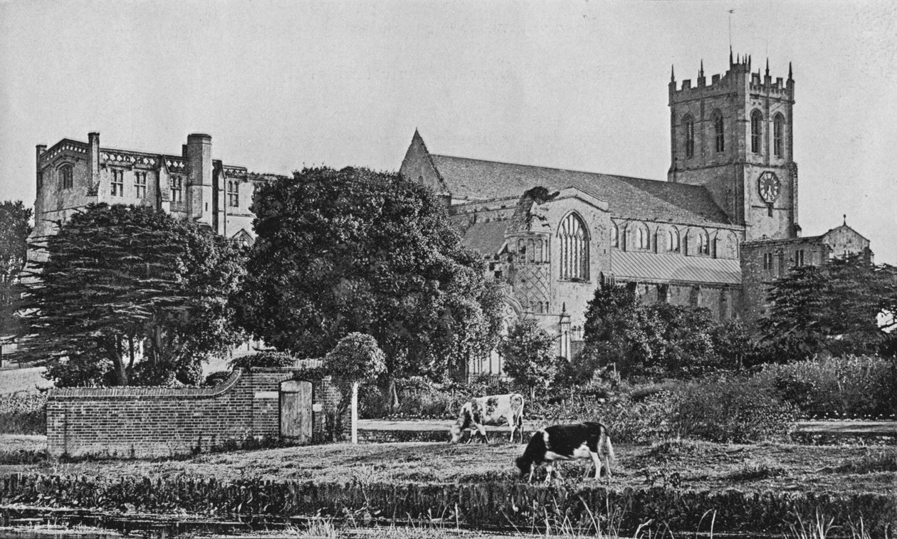Christchurch Priory, 1910 tekijältä Unbekannt