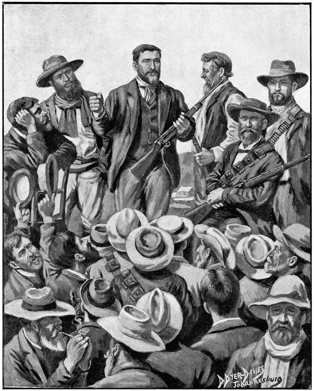 Christiaan De Wet, Afrikaner-sotilas, poliitikko ja suurriistan metsästäjä, v. 1899 tekijältä Unbekannt
