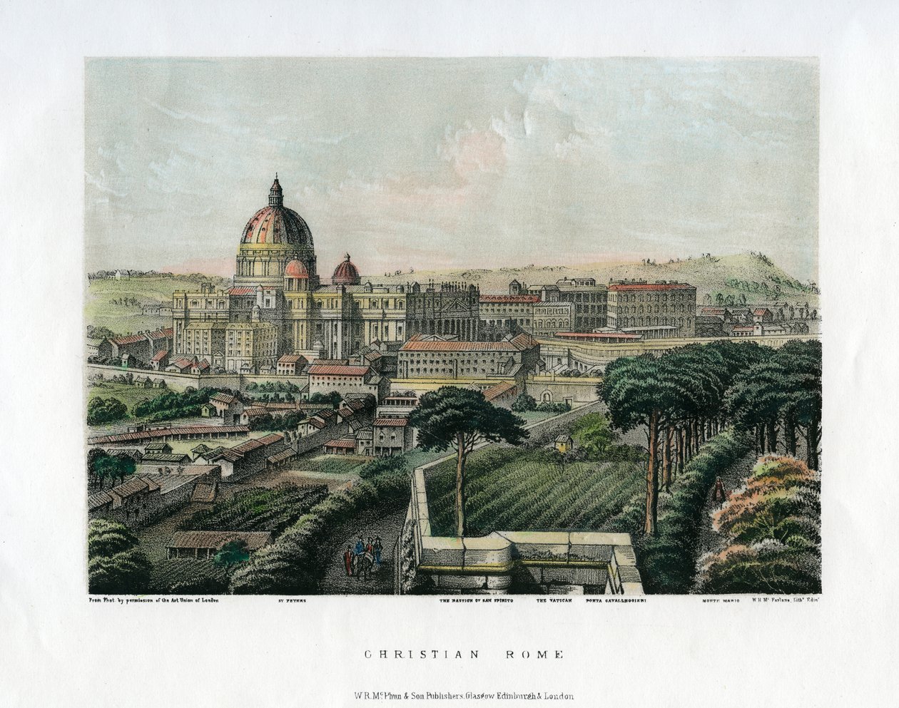 Christian Rooma, Italia, 1865 tekijältä Unbekannt