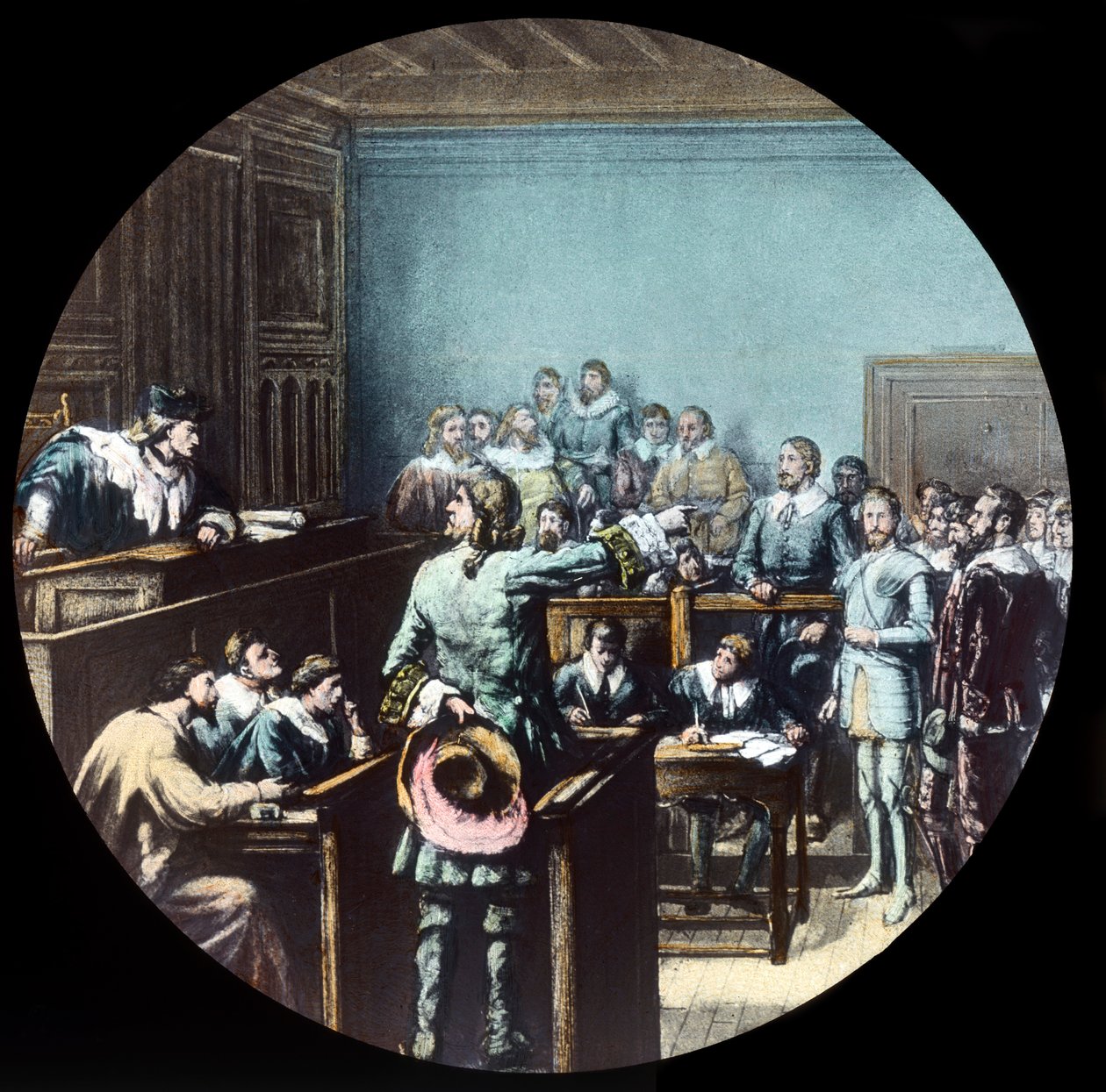 Christian and Faithful on Trial, 1910. tekijältä Unbekannt