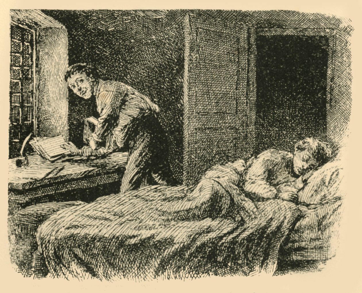 Christoph takavarikoi käsikirjoitetun kirjan ja sen kopion, 1907. tekijältä Unbekannt