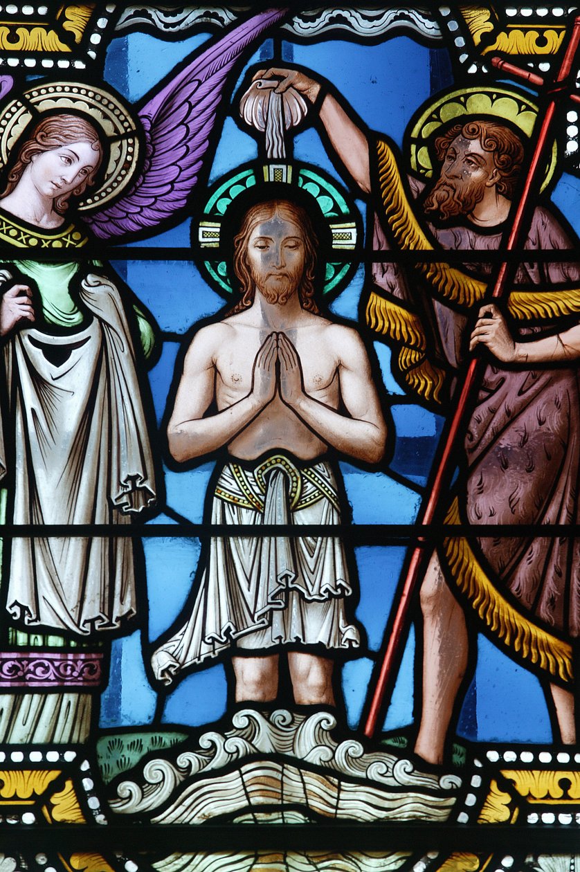 Kristuksen kaste Paray le Monial basilika, Paray le Monial, Ranska tekijältä Unbekannt