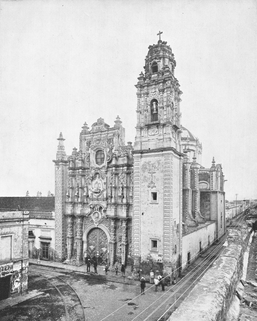La Santisima -kirkko, Mexico City, Meksiko, n. 1900. tekijältä Unbekannt