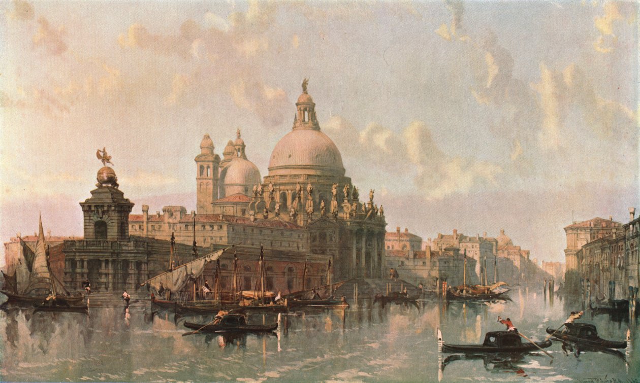 Santa Maria della Saluten kirkko, Venetsia, 1862, c1902. tekijältä Unbekannt