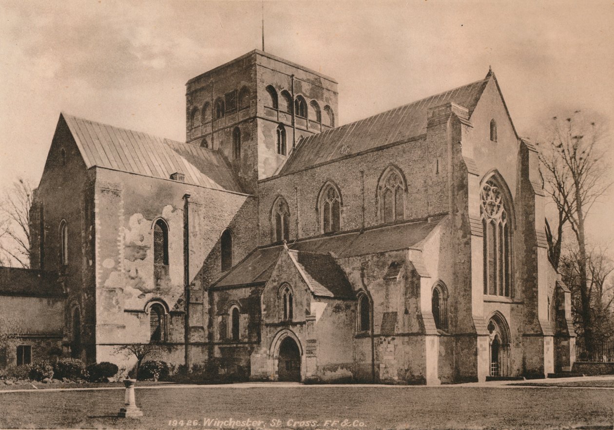 Church of the Hospital of St Cross, Winchester, Hampshire, 1900-luvun alku tekijältä Unbekannt