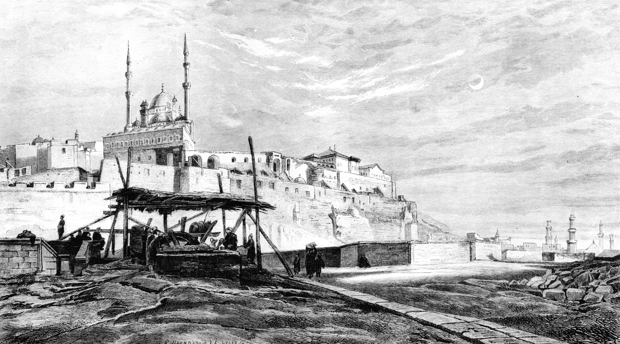 Kairon linnoitus, Egypti, 1880 tekijältä Unbekannt