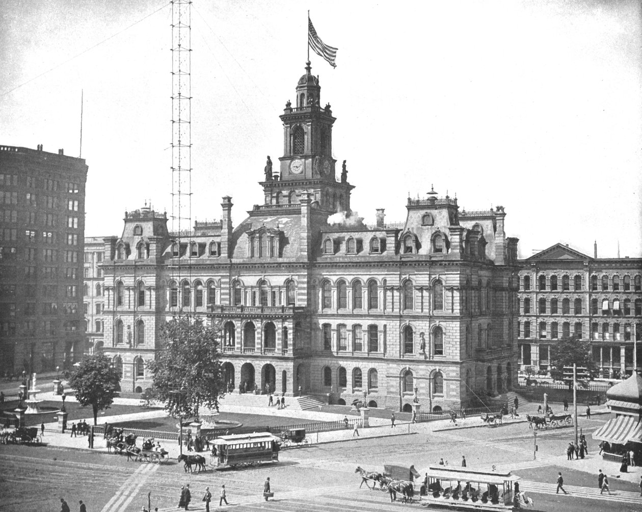 Kaupungintalo, Detroit, Michigan, USA, 1900. tekijältä Unbekannt