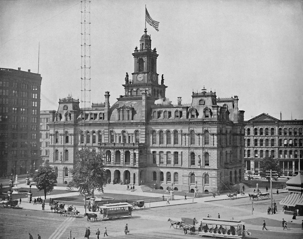 Kaupungintalo, Detroit, Michigan, 1897. tekijältä Unbekannt