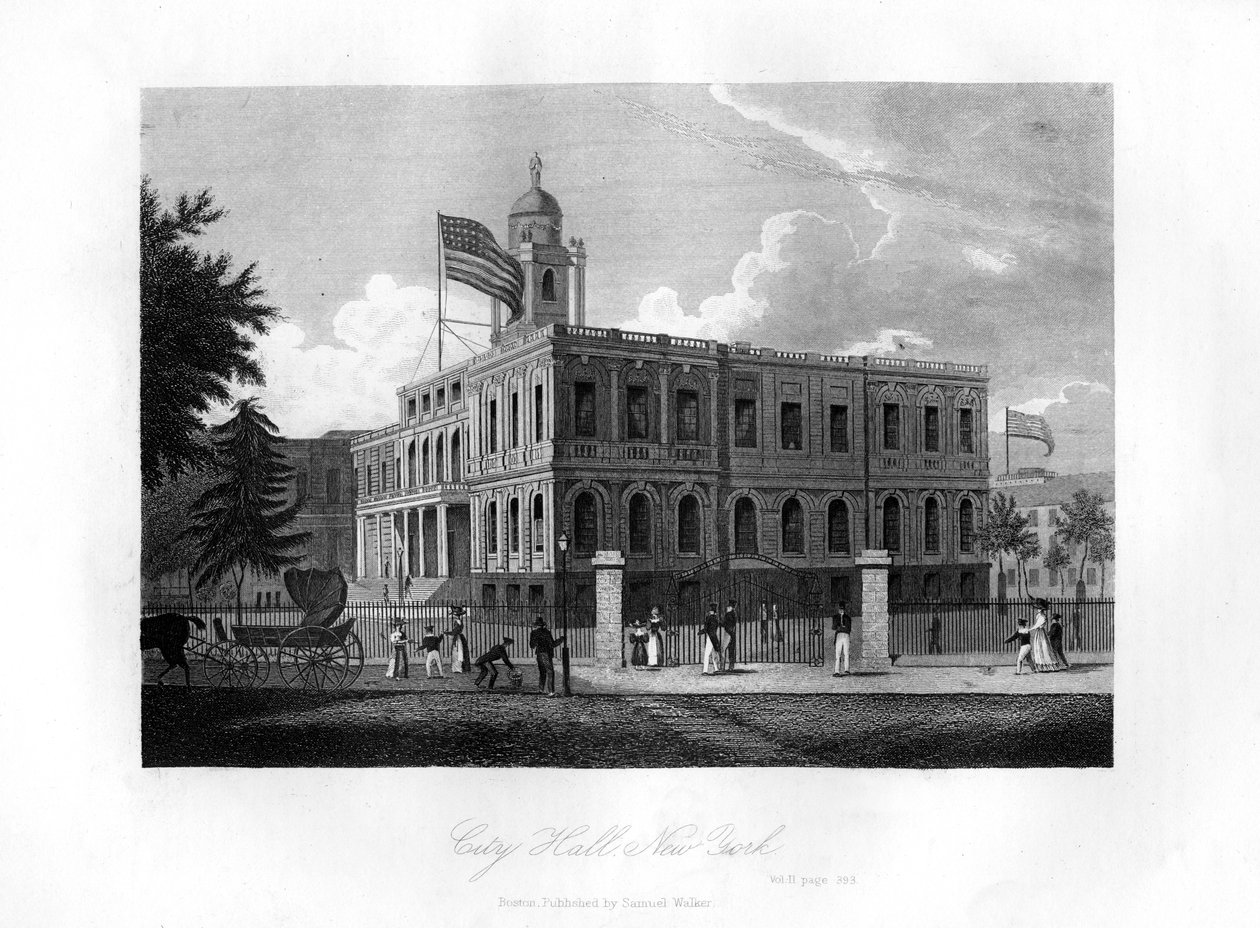 Kaupungintalo, New York, 1855 tekijältä Unbekannt