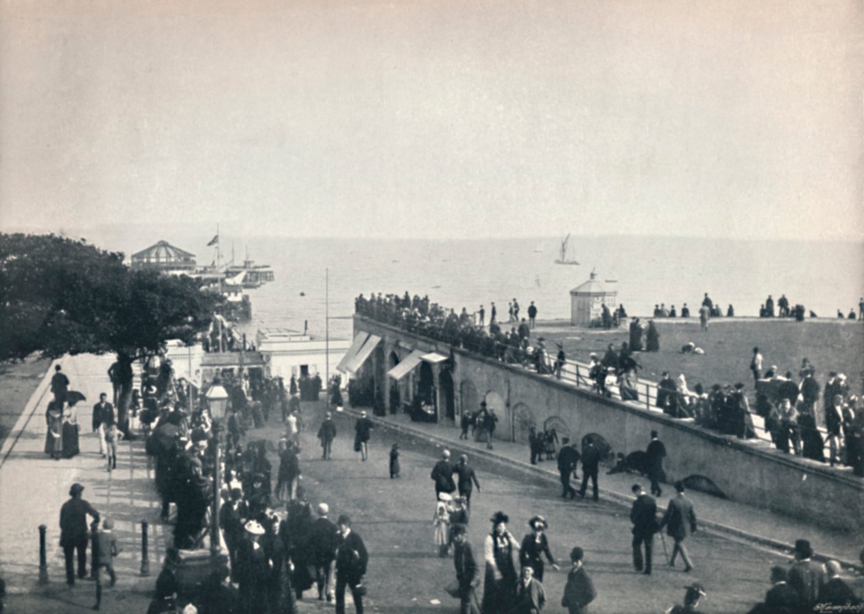 Clacton-On-Sea - Laiturin lähestymistapa, 1895 tekijältä Unbekannt