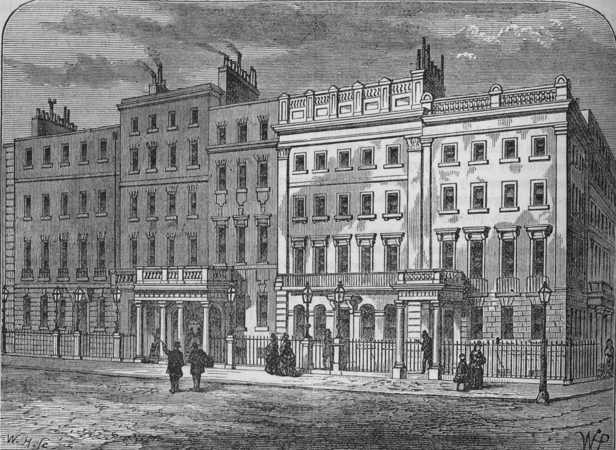 Claridges Hotel, Mayfair, Westminster, Lontoo, c1877 1878 tekijältä Unbekannt