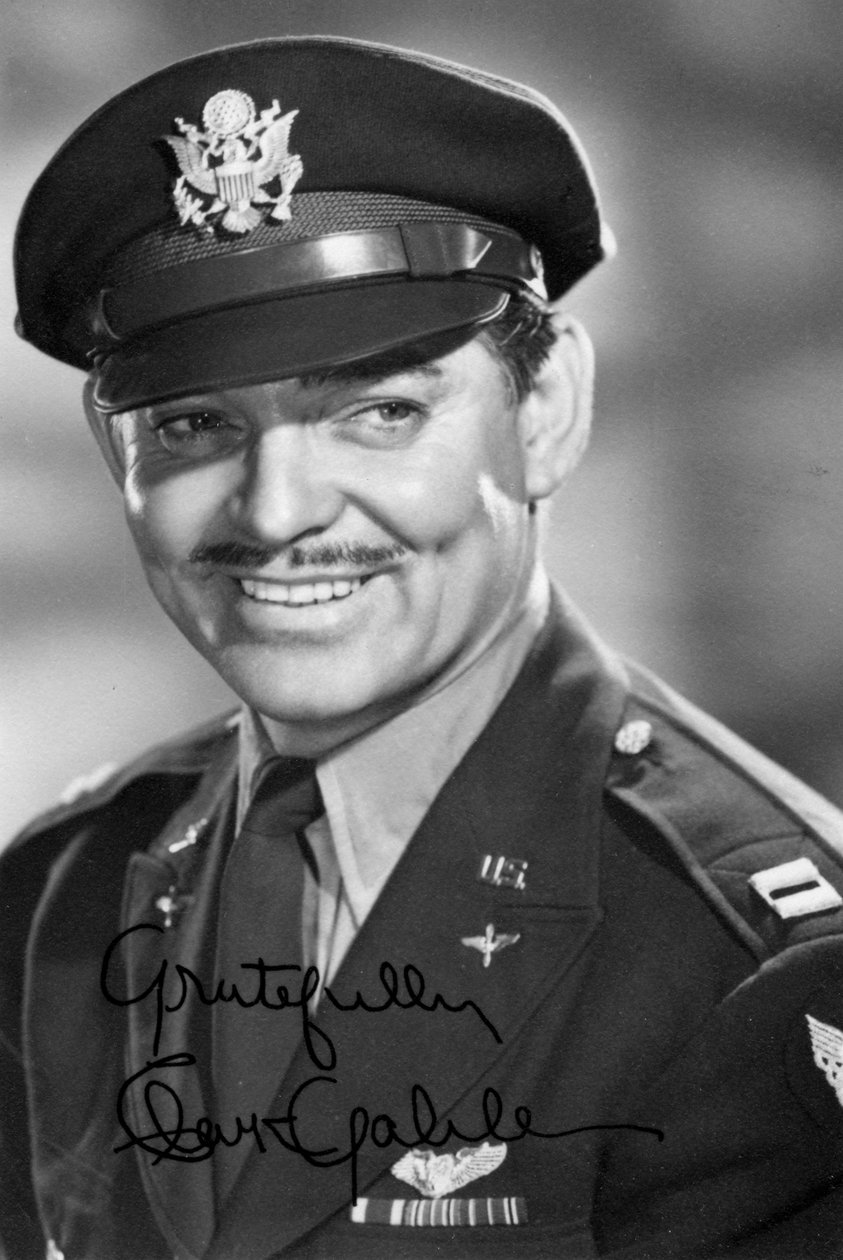 Clark Gable, yhdysvaltalainen näyttelijä, 1942-1945 tekijältä Unbekannt