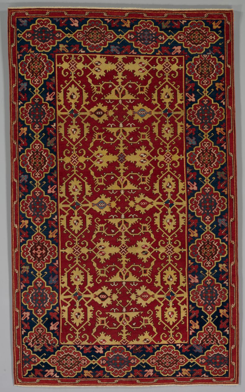 Klassinen turkkilainen lottokuvioinen matto, 1600-1650. tekijältä Unbekannt