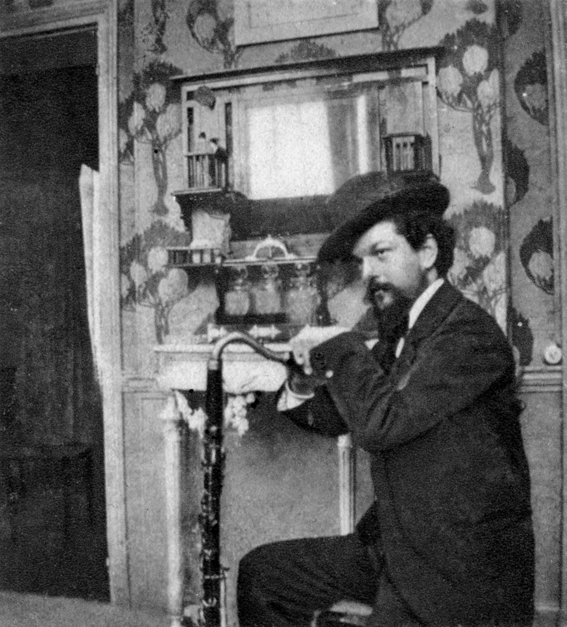 Claude Debussy, ranskalainen säveltäjä, 1909 tekijältä Unbekannt