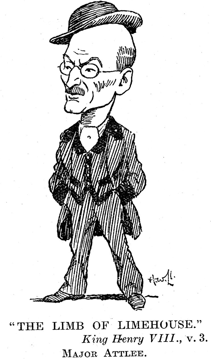 Clement Atlee 1883-1967 Britannian työväenpuolueen valtiomies, 1932 tekijältä Unbekannt