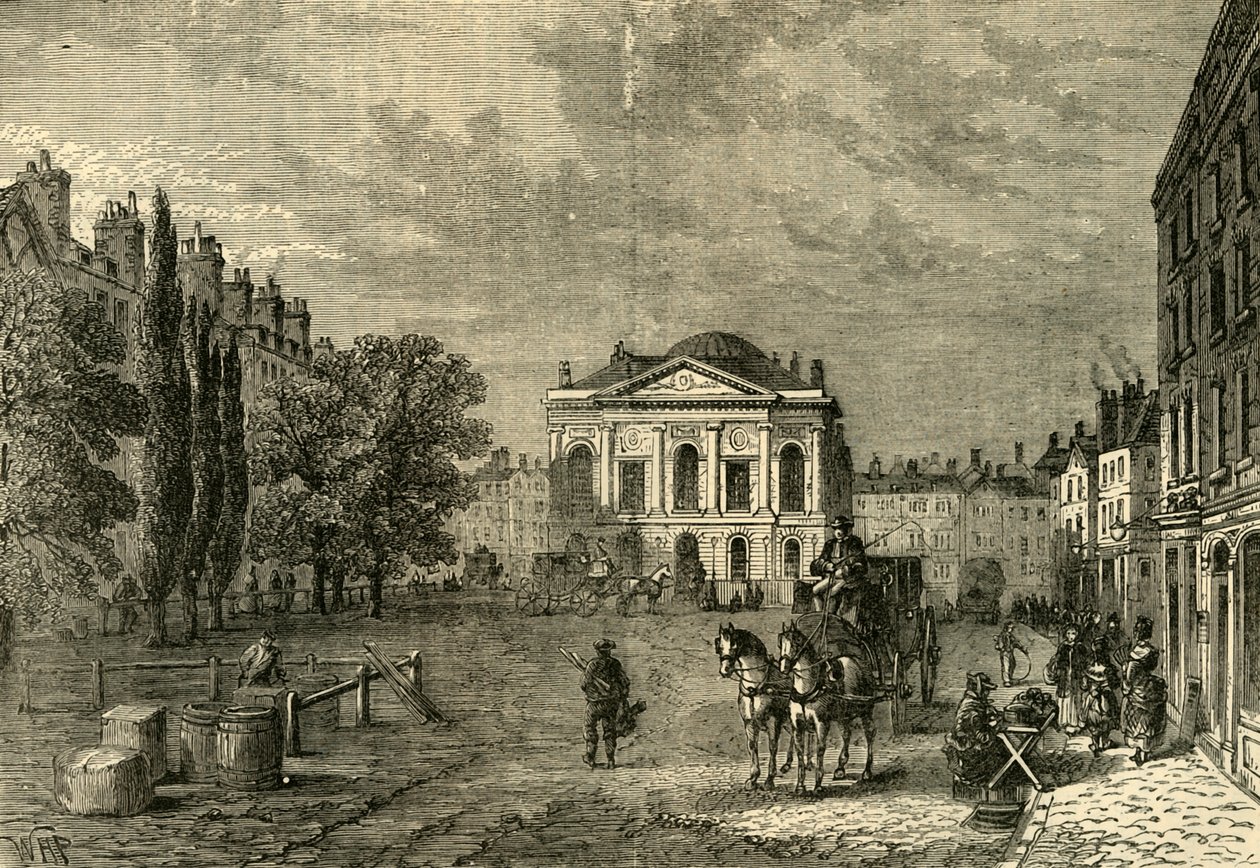 Clerkenwell Green vuonna 1789, n. 1872. tekijältä Unbekannt