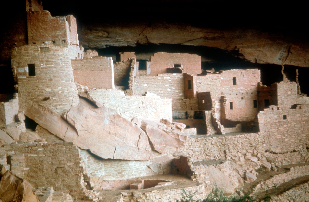 Cliff Palace, intiaani, Mesa Verde, Colorado, USA, 1100-1200-luku tekijältä Unbekannt